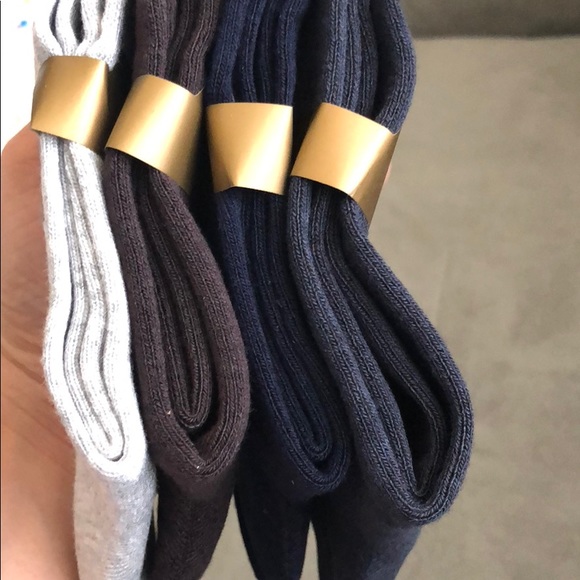 Bambu Gold Men socks Gray,brown,black,navy blue Nw - Picture 6 of 8